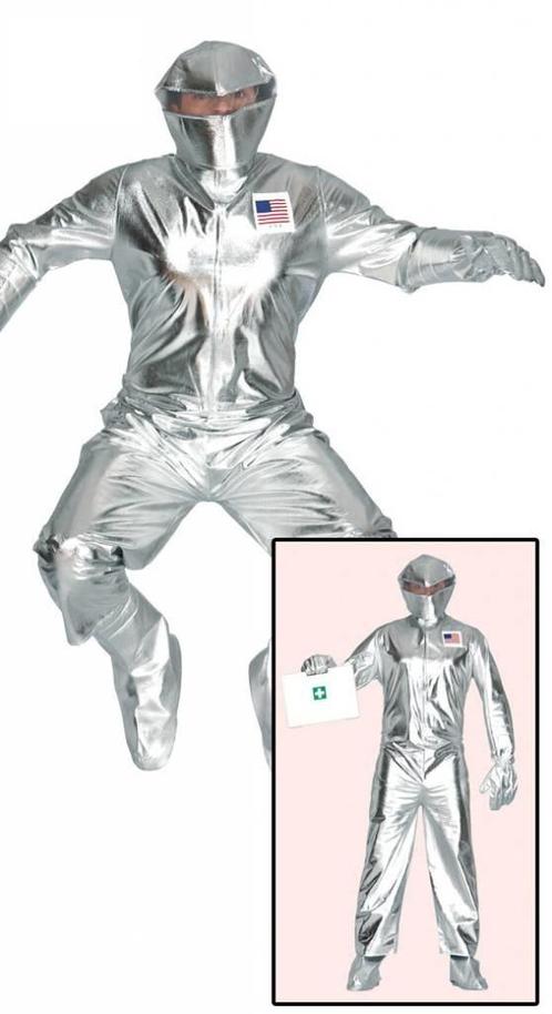 Amerikaanse Astronaut kostuum zilver, Kleding | Heren, Carnavalskleding en Feestkleding, Nieuw, Ophalen of Verzenden