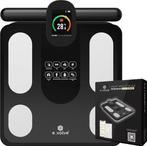 2dekans | e.volve premium Personenweegschaal Digitaal Zwart, Ophalen of Verzenden, Zo goed als nieuw