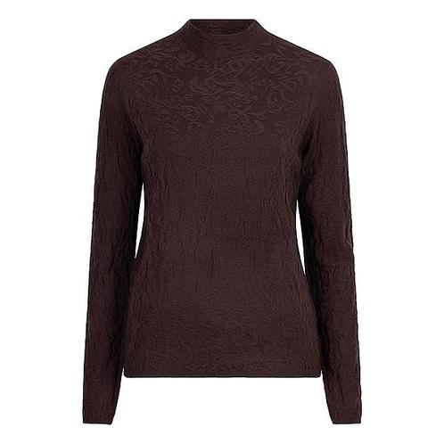 -30% Esqualo  Esqualo Sweater f24-27509 chocolate  maat M, Kleding | Dames, Truien en Vesten, Bruin, Nieuw, Verzenden