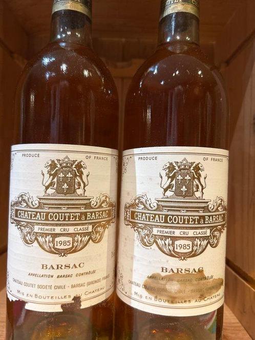 1985 Château Coutet - Sauternes 1er Grand Cru Classé - 2, Verzamelen, Wijnen