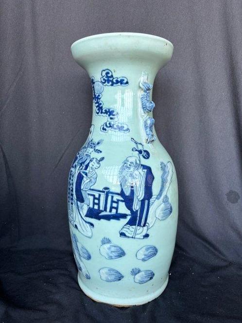 Vaas met dubbele oren - Porselein - China - Qing Dynastie, Antiek en Kunst, Antiek | Overige Antiek