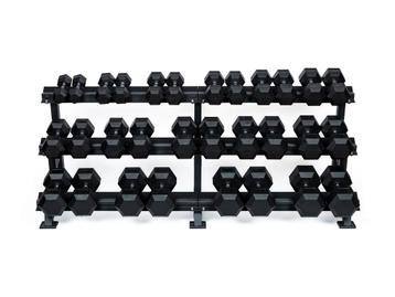 Martech Hex halterset 5-40KG + 3-laags rack // Dumbbellset beschikbaar voor biedingen