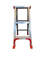 Duurzame Bedrijfstrap - Aluminium - 2x3 Treden - Maximale..., Doe-het-zelf en Verbouw, Ladders en Trappen, Trap, Nieuw, Ophalen of Verzenden