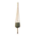 Minimalistische Plantenhanger - Okergeel - Katoen - Macramé, Ophalen of Verzenden, Nieuw