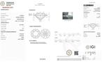 1 pcs Diamant (Natuurlijk) - 1.20 ct - Rond - J - SI2 -, Nieuw