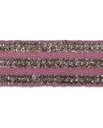 Opstrijkbare Band Strass - Roze 18 mm, Nieuw