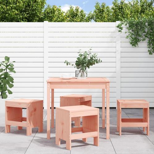 vidaXL 5-delige Tuinset massief douglashout, Tuin en Terras, Tuinsets en Loungesets, Tuinset, Nieuw, 5 zitplaatsen, Verzenden