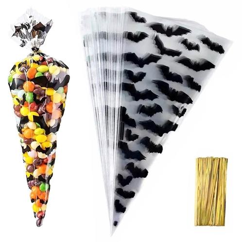 Fako Bijoux® - 50x Cellofaan Puntzakken Vleermuis 34x17cm -, Diversen, Cadeauverpakkingen, Verzenden