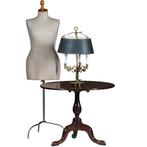 Massief mahonie tilttop  ca 1775 zeer solide  No301875, Ophalen of Verzenden