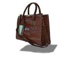 Handtas schoudertas Coilloure in Croco bruin, Auto's, Nieuw