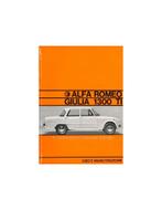 1967 ALFA ROMEO GIULIA 1300 TI INSTRUCTIEBOEKJE ITALIAANS, Auto diversen, Handleidingen en Instructieboekjes