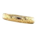 Gouden bangle met gravure 14 krt, Sieraden, Tassen en Uiterlijk, Armbanden, Ophalen of Verzenden, Nieuw