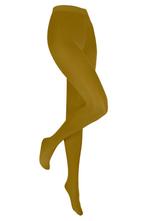 60 denier panty van Microfiber – Bronze – L-XL, Nieuw