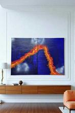 Timo Wedell - Uncanny appearance at night - Abstract - XL, Antiek en Kunst