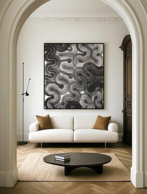 Ella Suárez - Derivas del camino 7 - XL, Antiek en Kunst, Kunst | Schilderijen | Modern