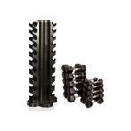 Hexagon Dumbbell Set 1 kg t/m 10 kg met Toren - Gym of Thuis, Overige materialen, Overige typen, Nieuw, Verzenden