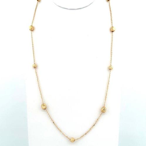 Handmade - Halsketting - 2.9 g - 18 karaat Geel goud -, Sieraden, Tassen en Uiterlijk, Kettingen