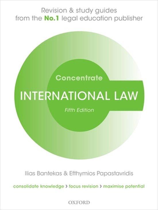 9780192895684 Concentrate- International Law Concentrate, Boeken, Studieboeken en Cursussen, Nieuw, Verzenden