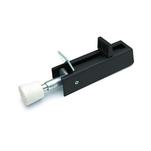Deurvastzetter voetstift 122x30mm - zwart, Doe-het-zelf en Verbouw, Hang- en Sluitwerk, Nieuw, Verzenden