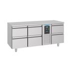 700 Monoblock Koelwerkbank | 6 laden | 178,5x70x85| A Label, Verzenden, Nieuw in verpakking