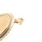 Gouden hanger van 10 gulden munt; Koningin Wilhelmina 1912, Ophalen of Verzenden, Gebruikt, Goud, Overige merken