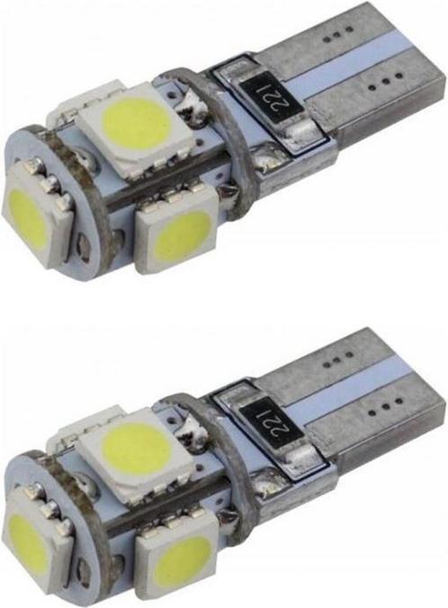 T10 autoverlichting 2 stuks | LED 5-SMD daglichtwit 6000K |, Auto-onderdelen, Verlichting, Nieuw, Verzenden