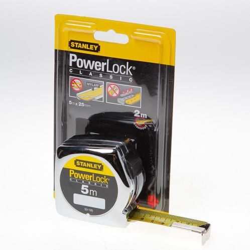 ROLBANDMAAT POWERLOCK 5 METER X 25MM 0-33-195, Doe-het-zelf en Verbouw, Gereedschap | Handgereedschap, Verzenden