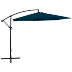 vidaXL Zweefparasol 3 m blauw, Tuin en Terras, Parasols, Verzenden, Nieuw, 3 tot 4 meter, Zweefparasol
