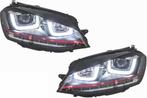 Koplampen Set U LED Dynamisch GTI Rood Geschikt Voor Golf..., Ophalen of Verzenden, Nieuw, Volkswagen