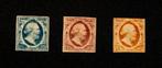 Nederland 1852 - Koning Willem III - NVPH 1/3, Postzegels en Munten, Postzegels | Nederland, Gestempeld