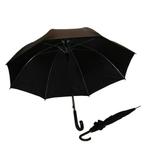 Benson Vouwbare paraplu - zwart - haakhandvat - 100 cm -..., Sieraden, Tassen en Uiterlijk, Overige Accessoires, Ophalen of Verzenden
