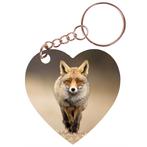Sleutelhanger hartje 5x5cm - Vos op Pad NIEUW, Ophalen of Verzenden, Nieuw