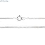 Zilveren gourmet ketting 40 cm 1.4 mm breed, Sieraden, Tassen en Uiterlijk, Kettingen, Verzenden, Nieuw, Zilver