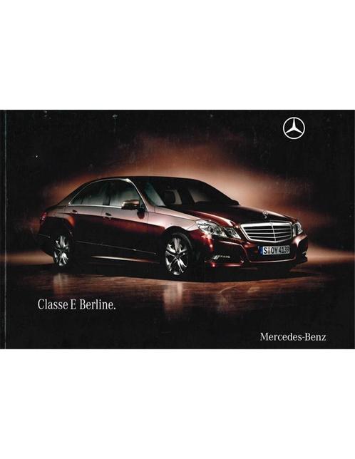 2009 MERCEDES BENZ E-KLASSE SEDAN BROCHURE FRANS, Boeken, Auto's | Folders en Tijdschriften