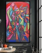 Ksavera - Cubism A1430 - abstract painting on XXL canvas