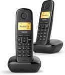 Gigaset huistelefoon Duo A170 -telefoon - 2 handsets - zwart