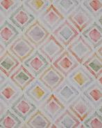 Double Gauze Katoen Ikat Aquarel, Hobby en Vrije tijd, Stoffen en Lappen, Nieuw, Blauw