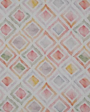 Double Gauze Katoen Ikat Aquarel, Hobby en Vrije tijd, Stoffen en Lappen, Blauw, Nieuw
