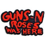 Guns N' Roses - Was Here - patch officiële merchandise, Nieuw, Ophalen of Verzenden, Kleding