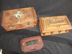 Sieradendoos (3) - Vurenhout - Tramp art kistjes, Antiek en Kunst
