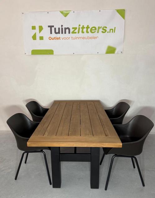 Hartman Sophie Rondo Elgance / Yasmani 5-delig diningset, Tuin en Terras, Tuinsets en Loungesets, Eettafel, Stoel, Nieuw, Hardhout