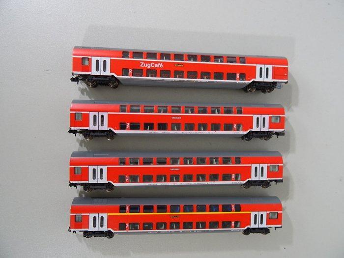 Fleischmann N - Modeltrein personenwagen (4) - 4, Hobby en Vrije tijd, Modeltreinen | N-Spoor