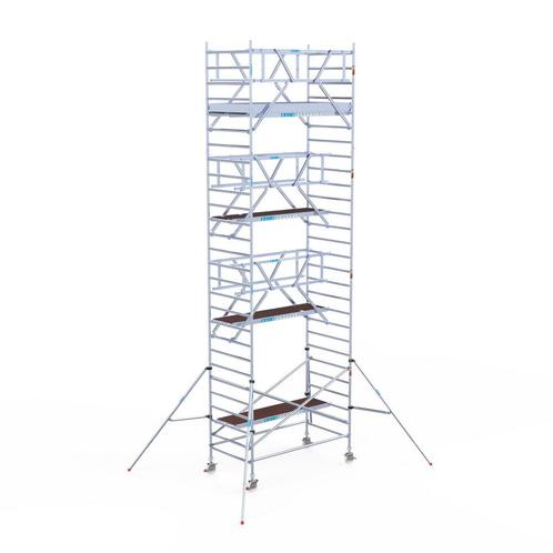 Rolsteiger Professional 135x250 9,2m werkhoogte vrijstaand, Doe-het-zelf en Verbouw, Steigers, Rolsteiger of Kamersteiger, Nieuw