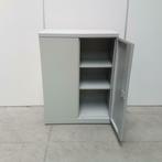 Nieuwe stalen 2-deurs kast archiefkast grijs 100x80x40 cm