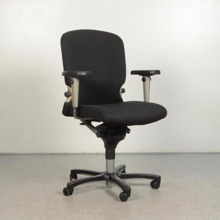 Bureaustoel Haworth Comforto 77 - Zwart  - 4D armlerggers, Zakelijke goederen, Kantoor en Winkelinrichting | Kantoormeubilair en Inrichting