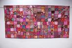 Wandkleed Wandtapijt Tafellaken Patchwork Handwerk Rood