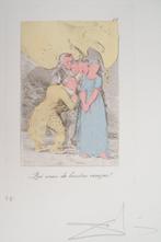 Salvador Dali (1904-1989) - Caprices de Goya : Pudeur