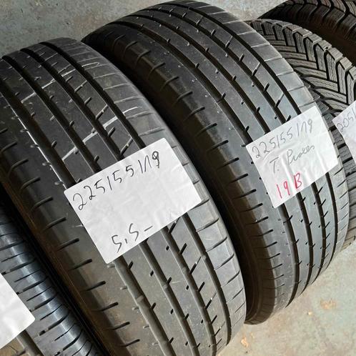 2 x Toyo Proxes 225-55-19 Zomerbanden 5,5mm, Auto-onderdelen, Banden en Velgen, 19 inch, Zomerbanden, 225 mm, Personenwagen, Gebruikt
