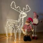 3D LED rendier - Met bewegende kop - Warm wit - IP44, Diversen, Kerst, Ophalen of Verzenden, Nieuw