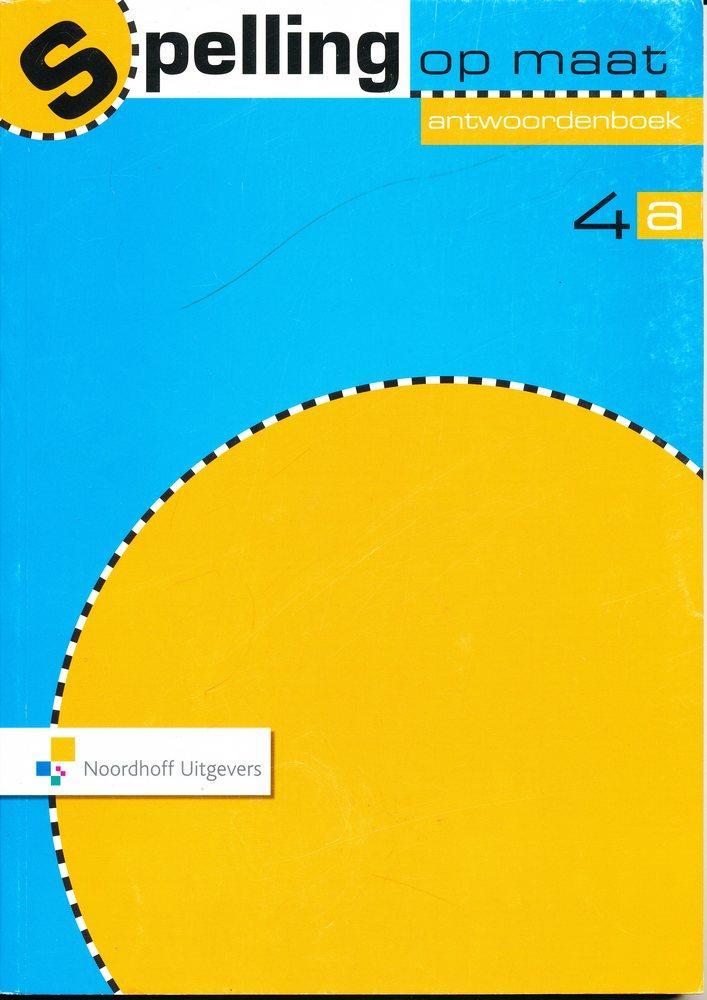 Spelling op Maat versie 2 Antwoordenboek 4A, Boeken, Schoolboeken, Nieuw, Verzenden